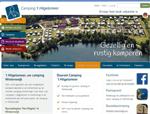 Tablet Screenshot of hilgelomeer.nl